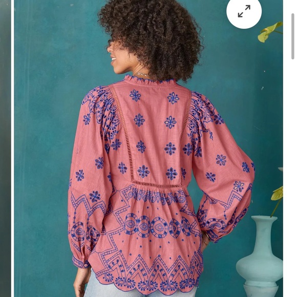 Sundance Indra Dreamer tunic top size M - Picture 2 of 12